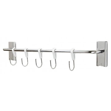 3M Command Damage-Free Hanging Kitchen Stainless Steel Multi-Purpose Utensil Bar 3kg