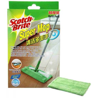 3M Scotch-Brite Super Mop w/Scrapper Refill