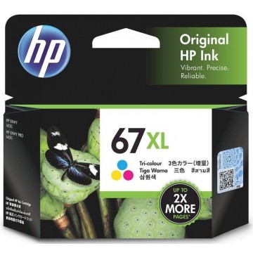 HP Ink Cartridge (67XL) Tri-Color