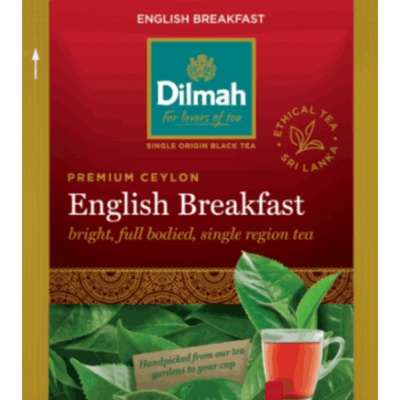 Dilmah Black Tea (100 Individual Tea Bags Foil Pouch)