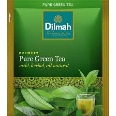 Dilmah Green Tea (100 Individual Tea Bags Foil Pouch)