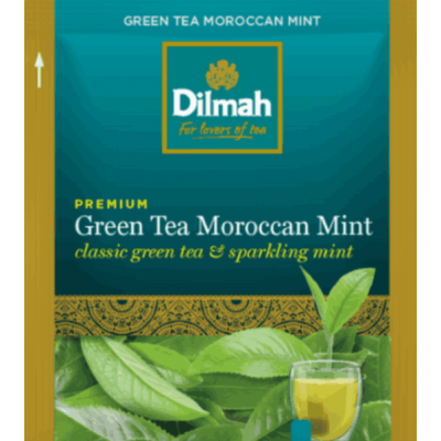 Dilmah Green Tea (100 Individual Tea Bags Foil Pouch)