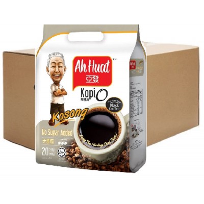Ah Huat Kopi O Kosong ( 20 Packets ) 20 Sachets,10g