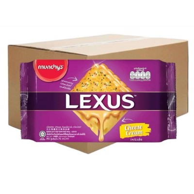 Munchy's Lexus Sandwich Calcium Crackers - Cheese (12 packets) 190g