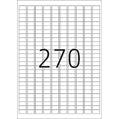 Herma Removable White Label 25'S A4 (12-270)