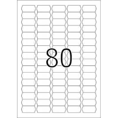 Herma Removable White Label 25'S A4 (12-270)
