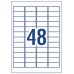 Avery Polyester Heavy-Duty White Labels 20'S (1-48) - 4