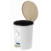 Plastic Round Step Pedal Waste Bin (243 x 233 x 281mm) 6L - 1