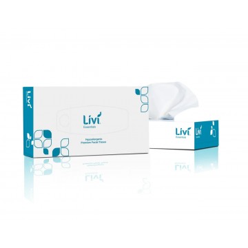 Livi 2-Ply Facial Tissue Box (48 Boxes) 100 Sheets
