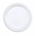 Plastic Plate 9" White 50'S - 1