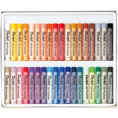 Pentel Oil Pastel  36 Colours Set