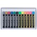 Pentel Oil Pastel Metallic & Flourescent 12 Colours Set - 2