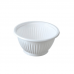 Plastic Bowl 10oz White 50's - 1