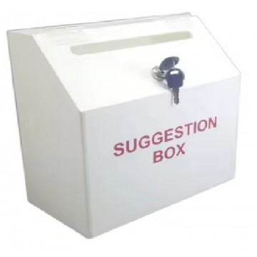 Acrylic Suggestion Feedback Box (250 x 130 x 250mm) Acrylic Suggestion Feedback Box (250 x 130 x 250mm)