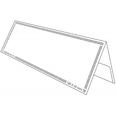 SureMark Double-Sided Card Stand 180 x 65mm