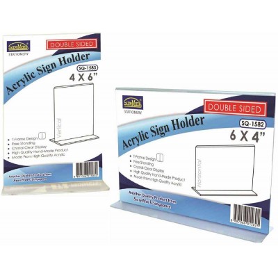 SureMark Acrylic Sign Holder (6" x 4")