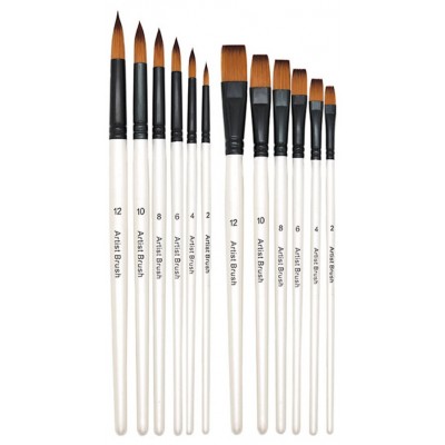 Paint Brush Nylon 6pcs Set