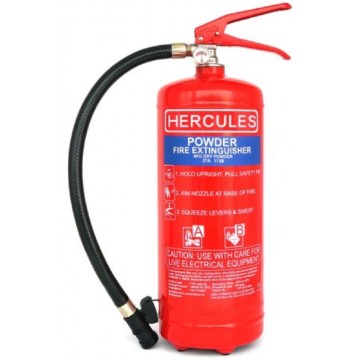 Hercules Dry Chemical Powder 9KG Fire Extinguisher