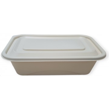 Bio Corn Rectangle Box With Lid 300'S 750ml