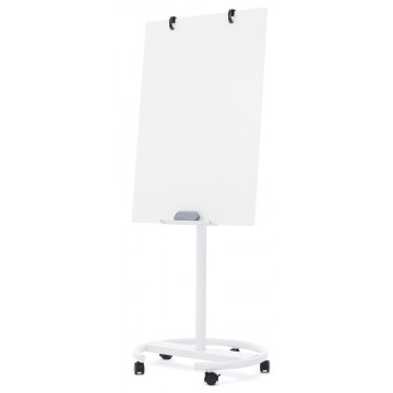 Adjustable Mobile Glass Board (60 x 90cm) Table Castor Wheel