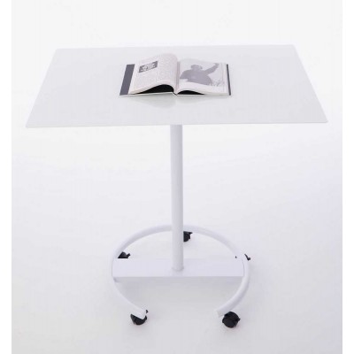 Adjustable Mobile Glass Board (60 x 90cm) Table Castor Wheel