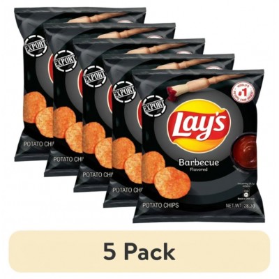 Lay's BBQ Potato Chips 28.3g Mini (5-Pack)
