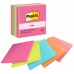 3M Post-it Super Sticky Notes 654-5AN (3" x 3") - 1