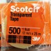 3M Scotch Transparent Tape (12 Rolls) 1" Core (12mm x 25m) - 3