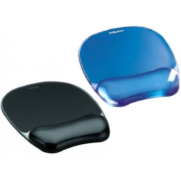 Fellowes Crystal Gel Mouse Pad Wrist Rest (20.2 x 23 x 1.5cm)