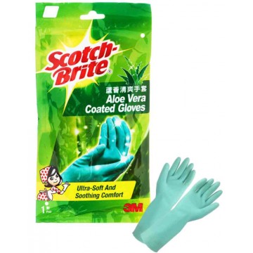 3M Scotch-Brite Comfort Plus Aloe Vera Coated Gloves