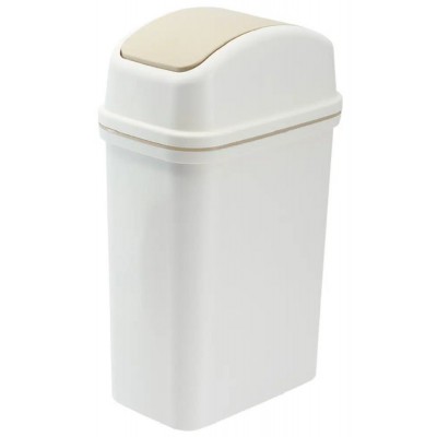 Plastic Flip Lid Waste Bin (261 x 170 x 425mm) 10L