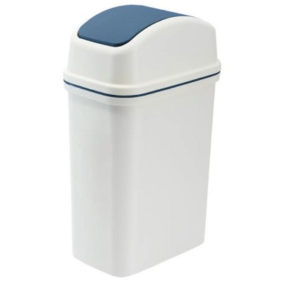 Plastic Flip Lid Waste Bin (261 x 170 x 425mm) 10L