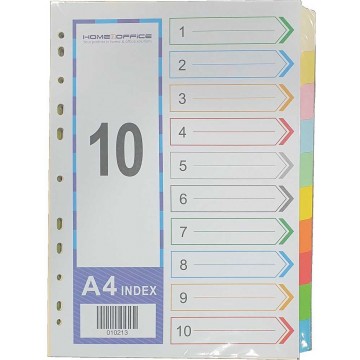 Paper Divider 10-Colour (5 Sets) 120gsm A4