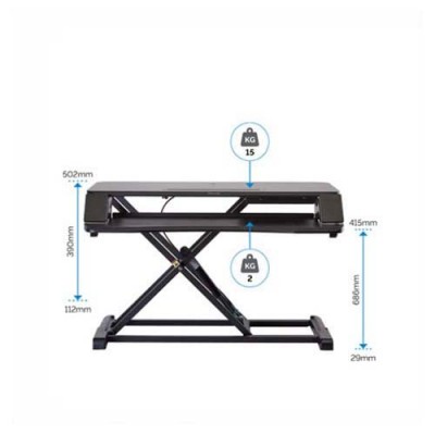 Fellowes Corsivo Sit-Stand Workstation Desk