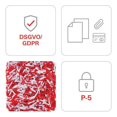(Made in Germany) HSM Commercial A3 Shredder SECURIO-P36i Micro Cut 20 Sheets w/ CD Cutting Unit
