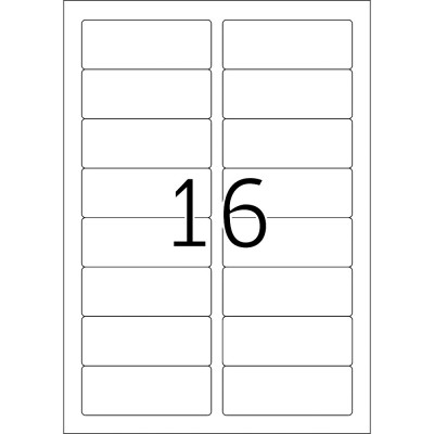 Herma Premium SuperPrint White Labels 100'S A4 (1-16)