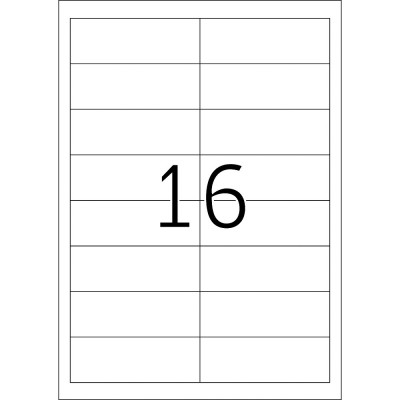 Herma Premium SuperPrint White Labels 100'S A4 (1-16)