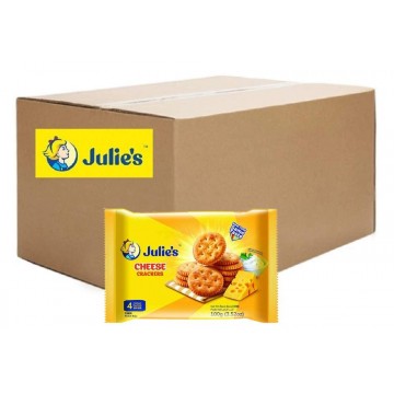 Julie's Cheese Crackers (24 Packets) 100g