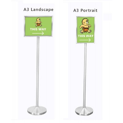 Double-Sided Sign Stand (Portrait, Landscape) A3