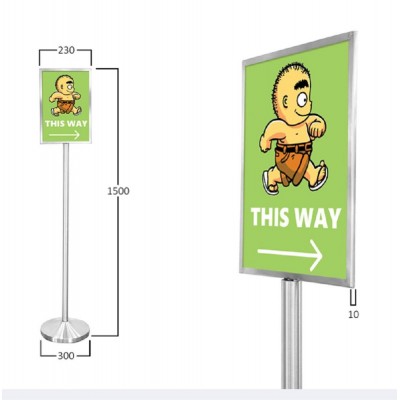 Double-Sided Sign Stand (Portrait, Landscape) A3