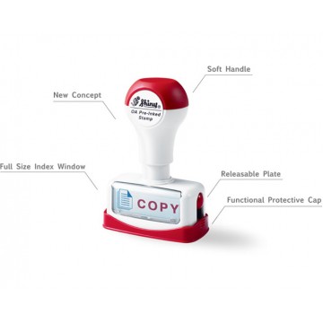 Shiny OA Pre-Inked Stamp (ENTERED, EMAILED, FILED, FAXED, ISSUED etc)