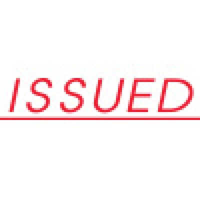 Shiny OA Pre-Inked Stamp (ENTERED, EMAILED, FILED, FAXED, ISSUED etc)