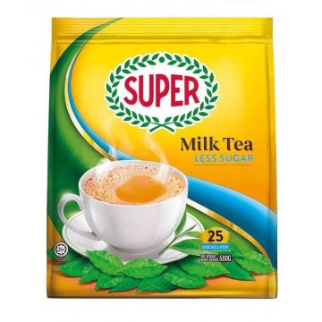 Super 3-in-1 Milk Tea Less Sugar ( 25 Sachets ) 20g