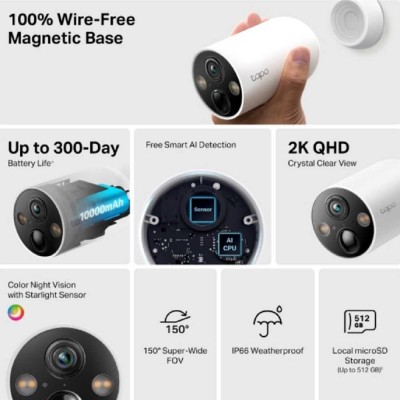 TP-Link Tapo-TC85 Wire-Free Security Camera