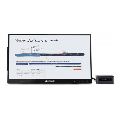 ViewSonic Ergonomic USB-C Full HD ID2456 Business Touch Monitor with MPP2.0 Active Pen 24"