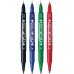 Zebra Permanent Twin Marker (Fine & Extra Fine) - 1