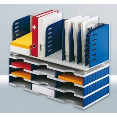 Styrorac Sorting Station w/8 Dividers and 3 Trays Grey/Black Styrorac Sorting Station w/8 Dividers and 3 Trays Grey/Black