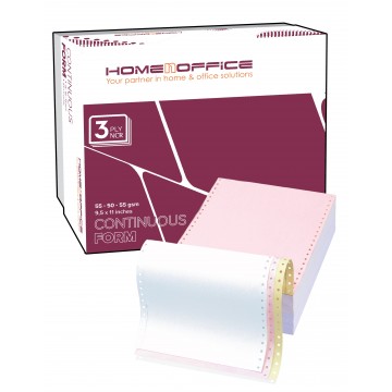 Computer Form Paper 3-Ply NCR (9.5" x 11") 800'S White/Pink/Yellow Computer Form Paper 3-Ply NCR (9.5" x 11") 800'S White/Pink/Yellow