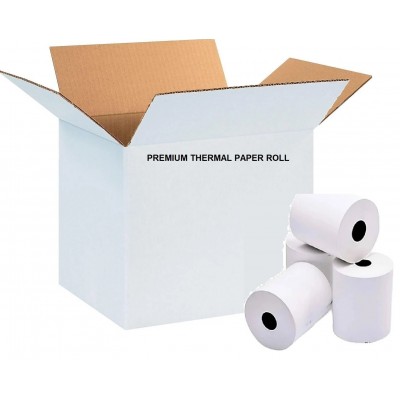 Premium Thermal Paper Roll (50 Rolls) POS Receipt (80 x 76 x 12mm)