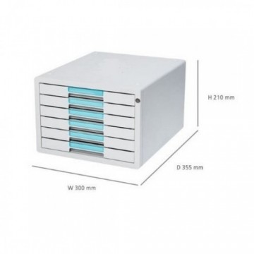 Sysmax 6-Drawer File Cabinet (300 x 355 x 210mm)